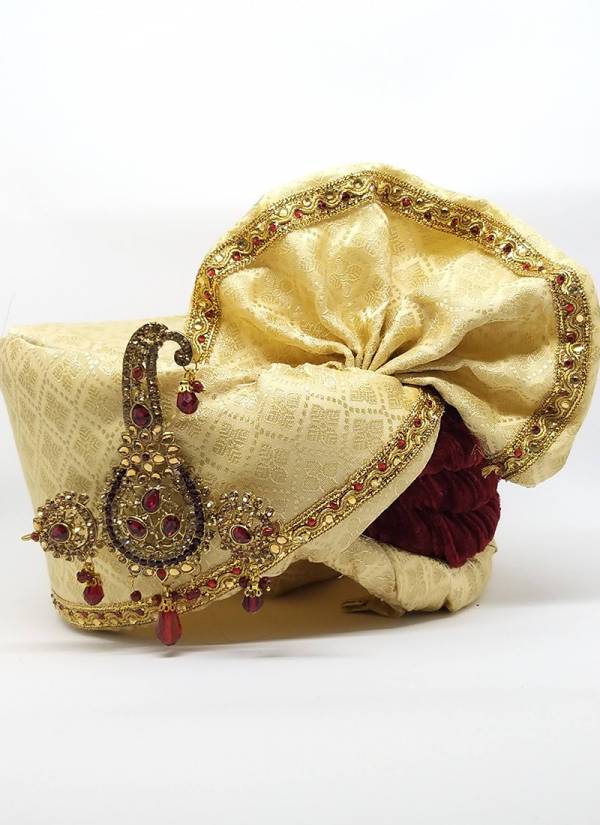 Safa Vol 1 Art Silk With Less Wedding Wear Mens Collection